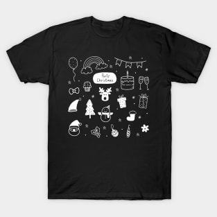 Invert Christmas pattern T-Shirt